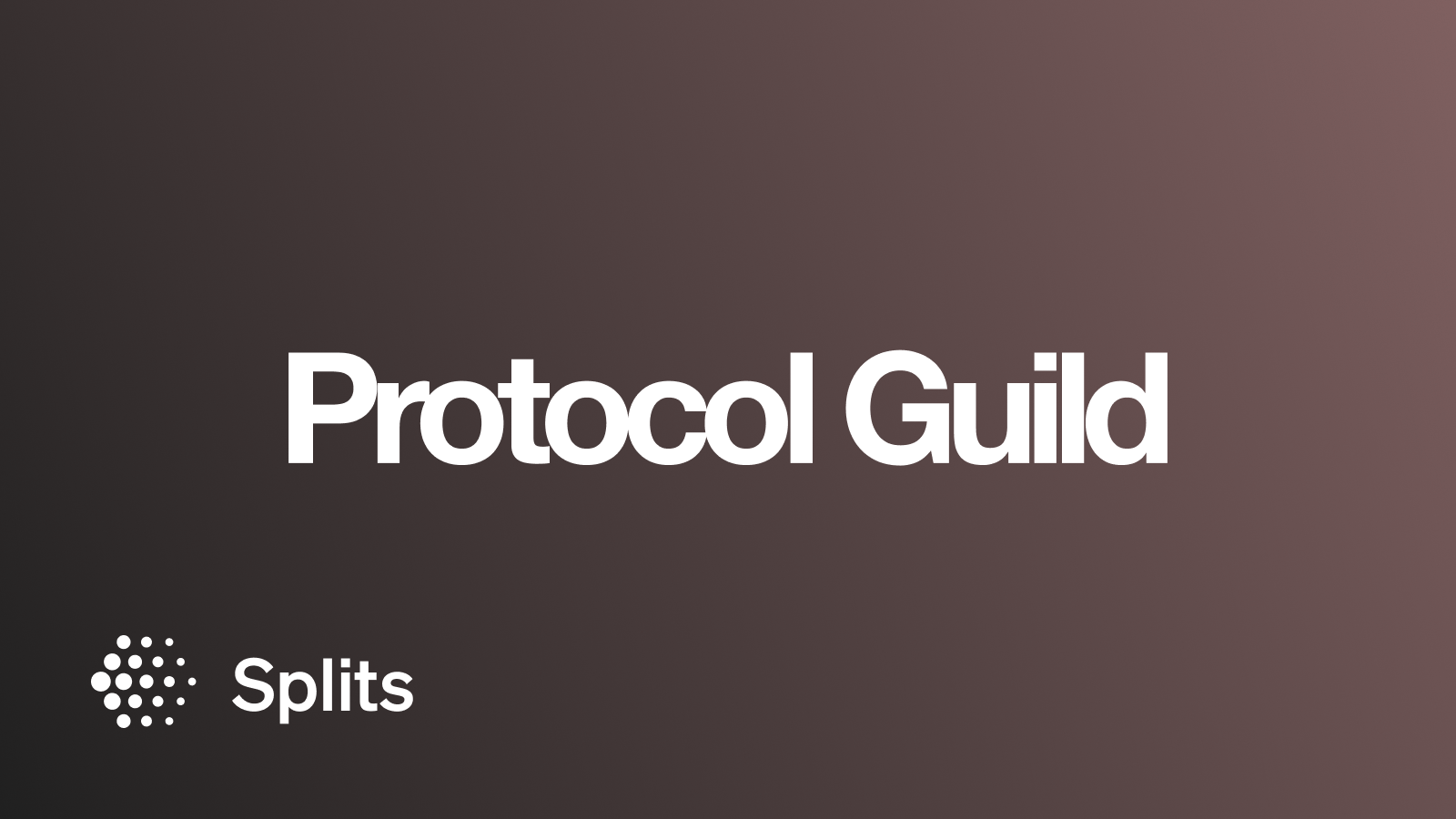 Feature image for Protocol Guild funds core protocol development via Splits