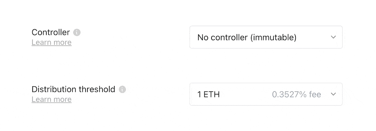 Select controller